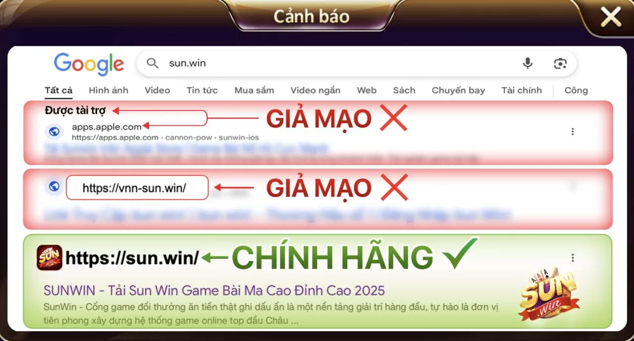 hướng dẫn nhận diện sunwin thật